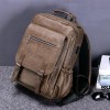 Leather 15 inch Laptop Backpack