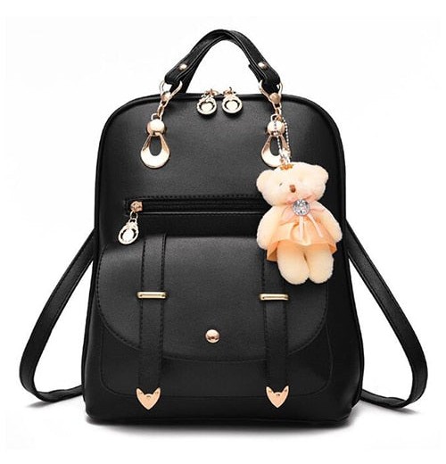 PU Leather Backpack Purse