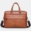 Leather Messenger Bag 15 inch Laptop